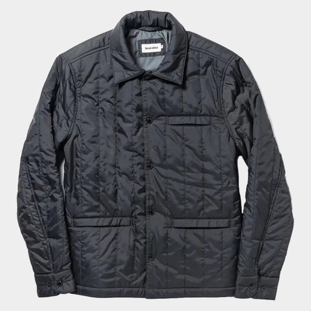 Taylor Stitch quilted Decker Jacket Gray size 42